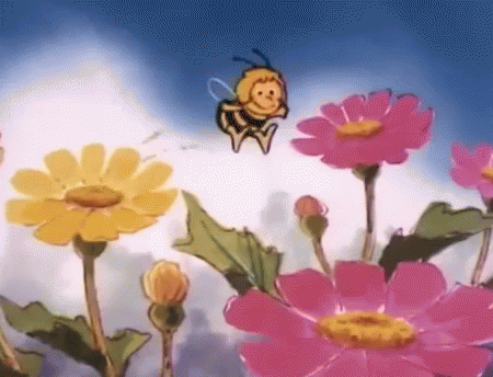 Resultado de imagen de la abeja maya gif