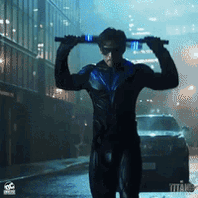 Dc’s Nightwing Minecraft Skin