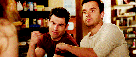 Fistbump GIF - Fistbump NewGirl GIFs
