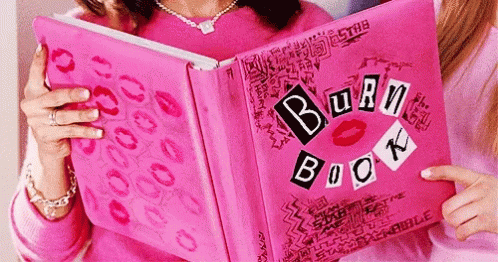 burn book mean girls hd wallpaper