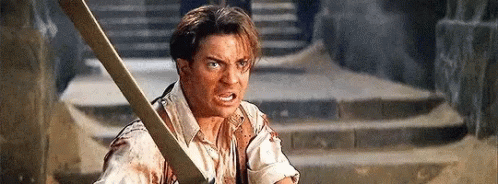 The Mummy Nope GIF - TheMummy Nope BrendanFraser - Discover & Share GIFs