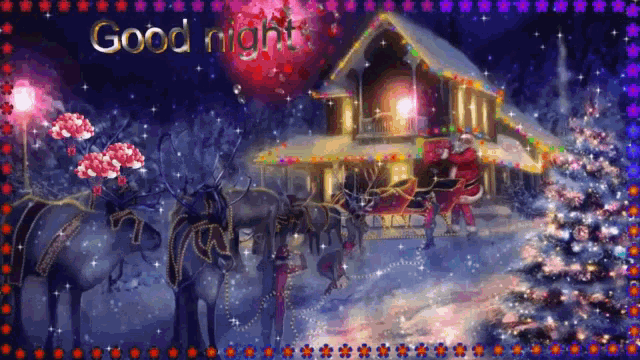 Good Night Christmas GIF - GoodNight Christmas - Discover & Share GIFs