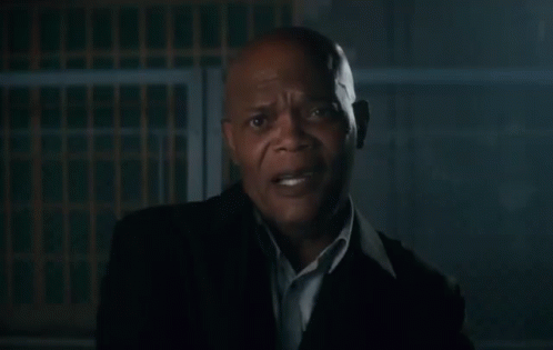 Image result for samuel l jackson laughing gif