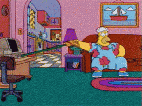 Homer Simpson The Simpsons GIF - HomerSimpson TheSimpsons Lazy ...