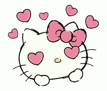 Hello Kitty Heart GIF - HelloKitty Heart InLove GIFs