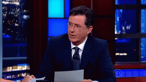 give it to me stephen colbert gif