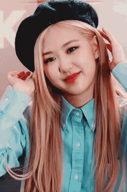 Rose Smile GIF - Rose Smile Blackpink - Discover & Share GIFs