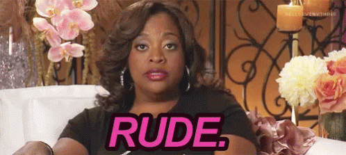 rude gif 30rock queenofjodan angie discover share gifs