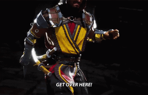 Get Over Here Scorpion GIF