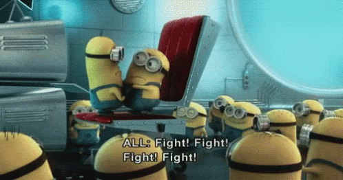 Minions Fight GIF - Minions Fight Fighting - Discover & Share GIFs