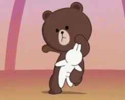 Teddy Bear Kick GIF - TeddyBear Kick RabbitStuffedToy - Discover