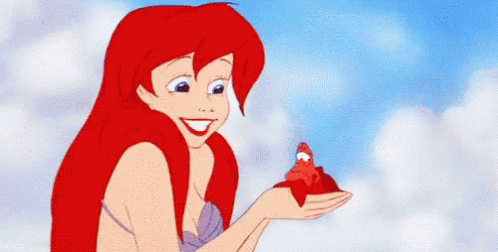 ariel kiss gif ariel kiss sebastian discover share gifs
