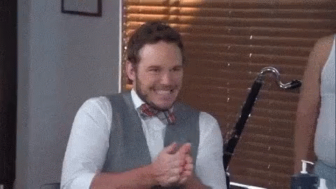 Chris Pratt Rubbing Hands GIF - ChrisPratt RubbingHands Smile GIFs