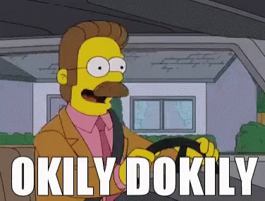 Ned Flanders The Simpsons Gif Nedflanders Thesimpsons Okilydokily Discover Share Gifs