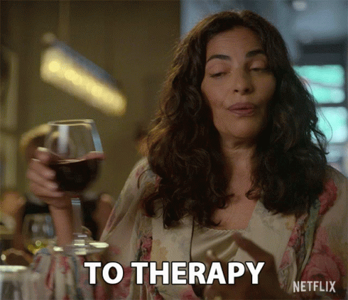 To Therapy Cheers GIF - ToTherapy Cheers ToYourHealth - Discover ...
