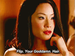Charlies Angels GIF - CharliesAngels LucyLiu HairFlip - Discover & Share GIFs