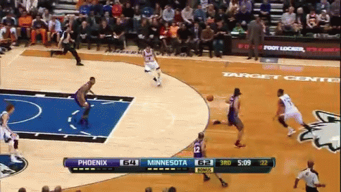 Awesome Behind The Back Pass GIF - Basketball NBA Phoenix - Discover ...