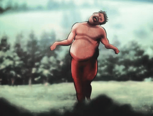 Attack On Titans Naked Guy Running GIF - AttackonTitans NakedGuy GIFs