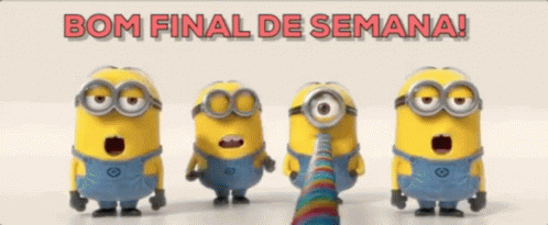 bom final de semana minions finde fim de semana gif minions