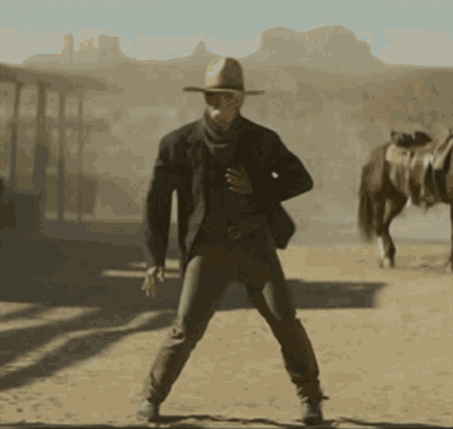 Dance Off Cowboy GIF - DanceOff Cowboy Moves - Discover & Share GIFs