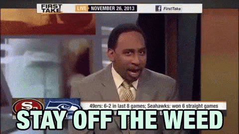 Stay Off The Weed GIF - StephenASmith StayOffTheWeed DontDoDrugs GIFs