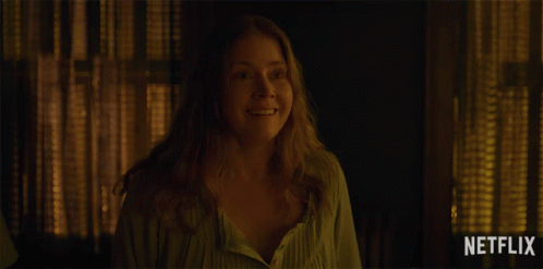 "THE WOMAN IN THE WINDOW" - 101 Bad Girl! Sneaky 3 Laughing Anna Fox GIF - Laughing AnnaFox AmyAdams GIFs