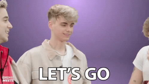 Lets Go Happy GIF - LetsGo Happy Excited - Discover & Share GIFs