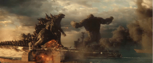 Godzilla King Kong GIF - Godzilla KingKong Kong - Discover & Share GIFs
