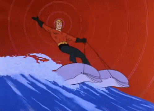 Image result for aquaman dolphins gif
