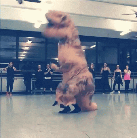 Image result for dinosaur dance gif