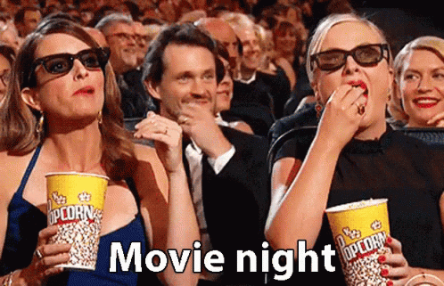 Image result for movie night gif