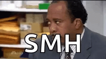 Stanley Hudson Smh GIF - StanleyHudson Smh EyeRoll - Discover & Share GIFs