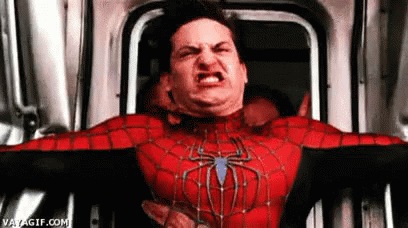 wallpapers Spiderman Stopping Train Gif spider man tobey mc guire gif spiderman tobeymcguire holding discover share gifs