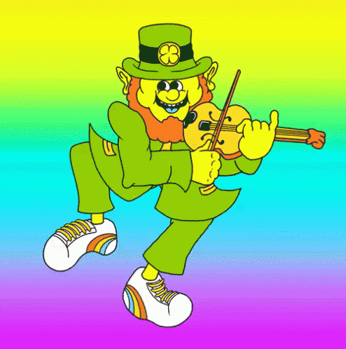 happy birthday st pattys day gif