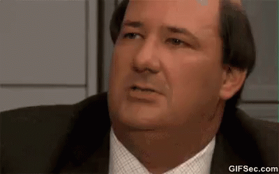 Image result for kevin office mad gif
