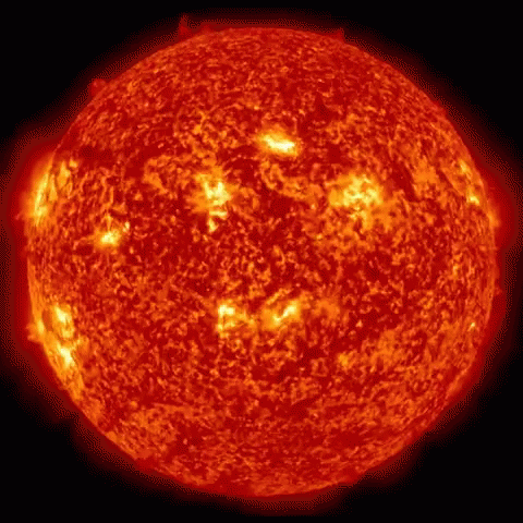 Sun Solar System GIF - Sun SolarSystem Spinning - Discover & Share GIFs