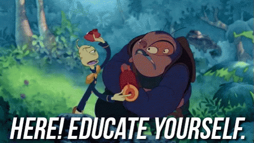 educate yourself gif