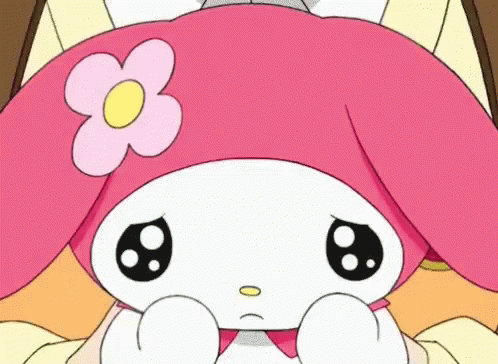  My  Melody  Crying GIF MyMelody Crying Sad  Descubre 