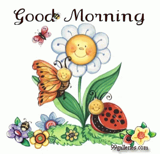 good morning flowers gif