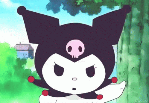 The popular Hellokitty Kuromi GIFs everyone's sharing