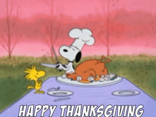 Happy Thanksgiving Snoopy GIF - HappyThanksgiving Snoopy Greetings GIFs
