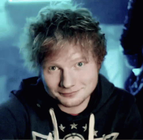 Image result for ed sheeran gif cheers