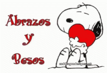 Abrazos Besos GIF - Abrazos Besos Snoopy - Discover & Share GIFs