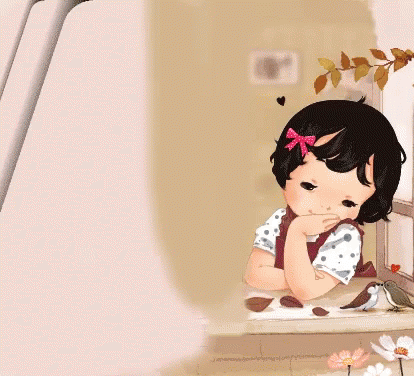 girl thinking gif girl