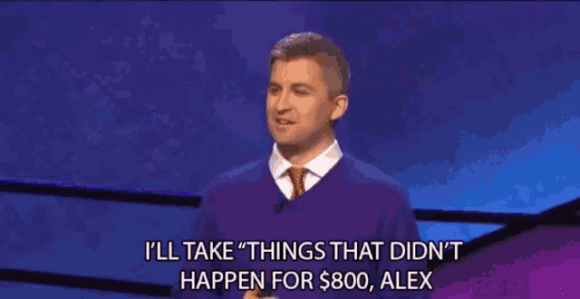 Image result for gif, jeopardy , things that didn't happen