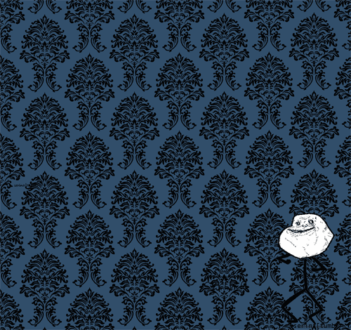 Damask Forever Alone GIF  Wallpaper  Discover  Share GIFs