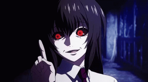 Anime Creepy Eyes GIF - Anime CreepyEyes Horror - Discover & Share GIFs