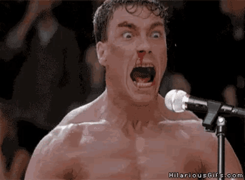 Jean Claude Van Damme Screaming GIF - JeanClaudeVanDamme Screaming ...