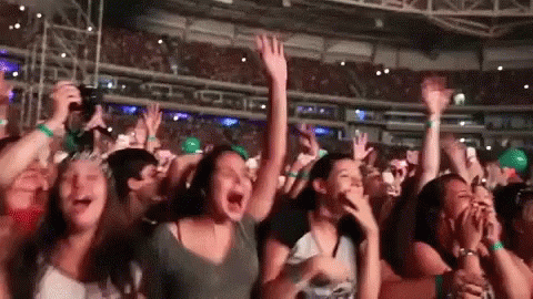 Screaming Yelling GIF - Screaming Yelling Fans - Discover & Share GIFs