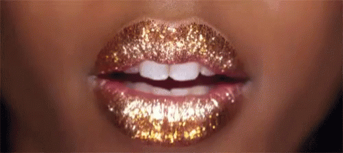 Image result for glitter lipstick gif